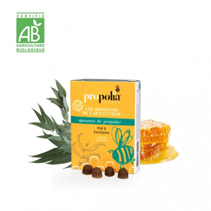 ORGANIC LEMON-GINGER PROPOLIS GUM