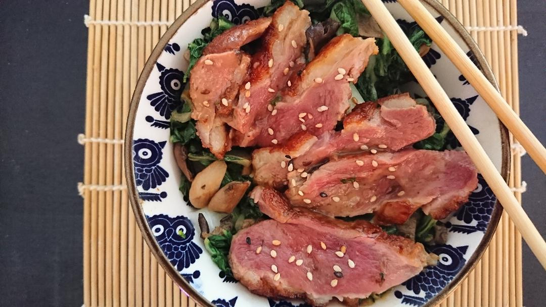 Grilled Duck Breast With Honey Vinegar
